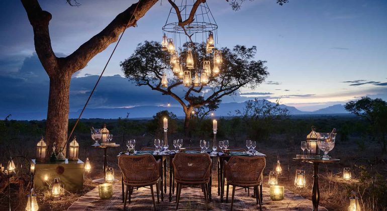 Royal Malewane Bush Dining