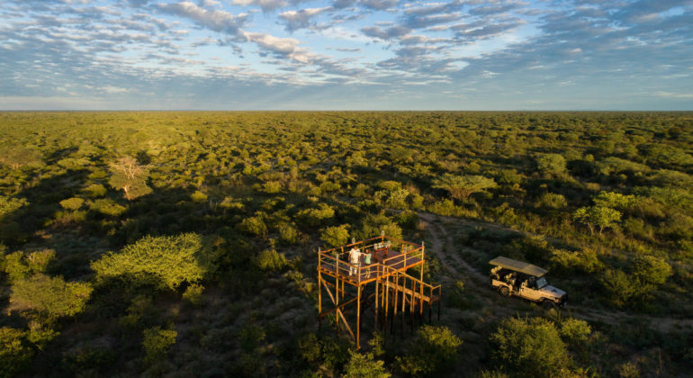 Dinaka Camp Lookout Deck