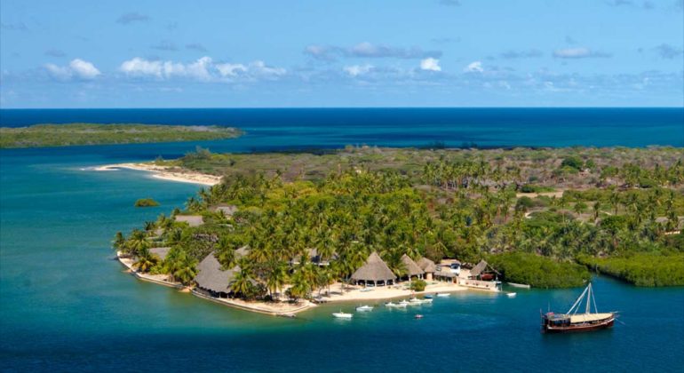 Manda Bay Aerial View