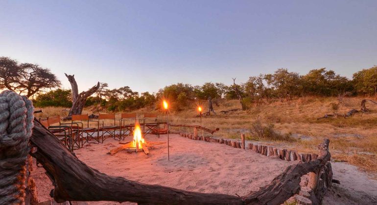 Camp Savuti Campfire