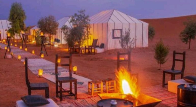 Erg Chebbi Camp Outdoor Sitting