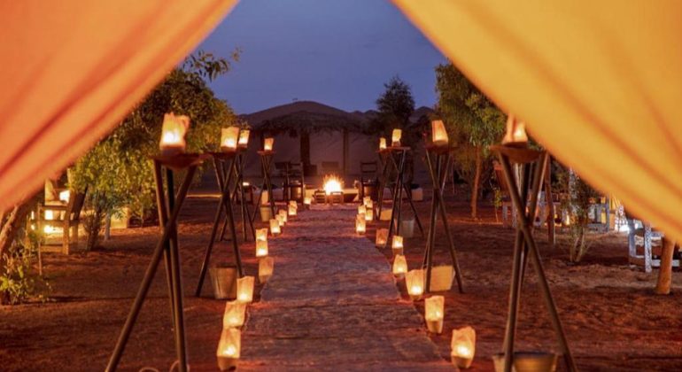 Erg Chebbi Camp Walkway