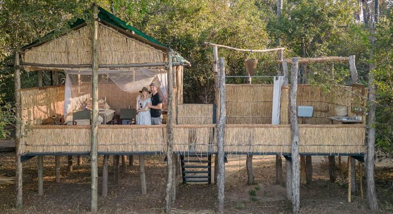 Island Bush Camp Deck Tent