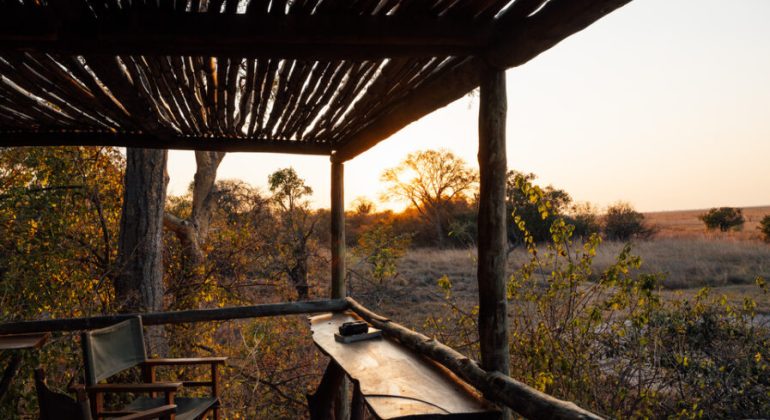 Ntemwa Busanga Plains Camp Sitting Area