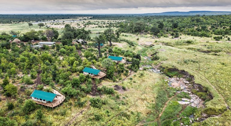 Deteema Springs Camp Aerial View