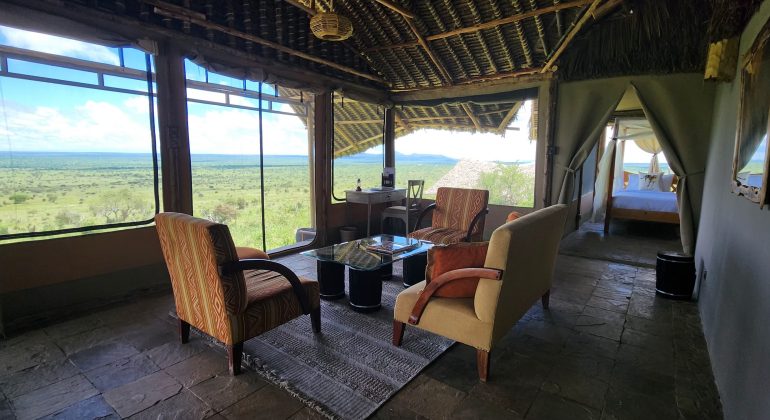 Soroi Cheetah Tented Camp Sitting Area