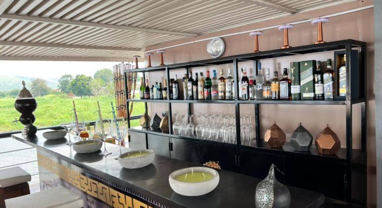 Congo Cruise River Boat Deck Bar