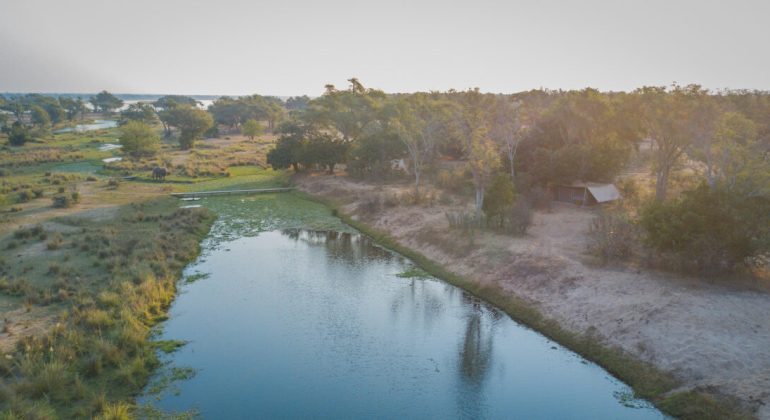 Chula Island Camp Aerial View