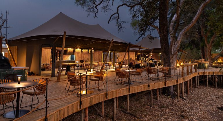 North Island Okavango Safari Camp Deck