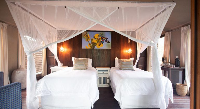 Muzimu Lodge Twin Beds