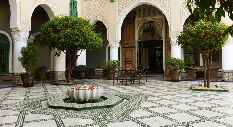 Riad Palais Faraj Main Area